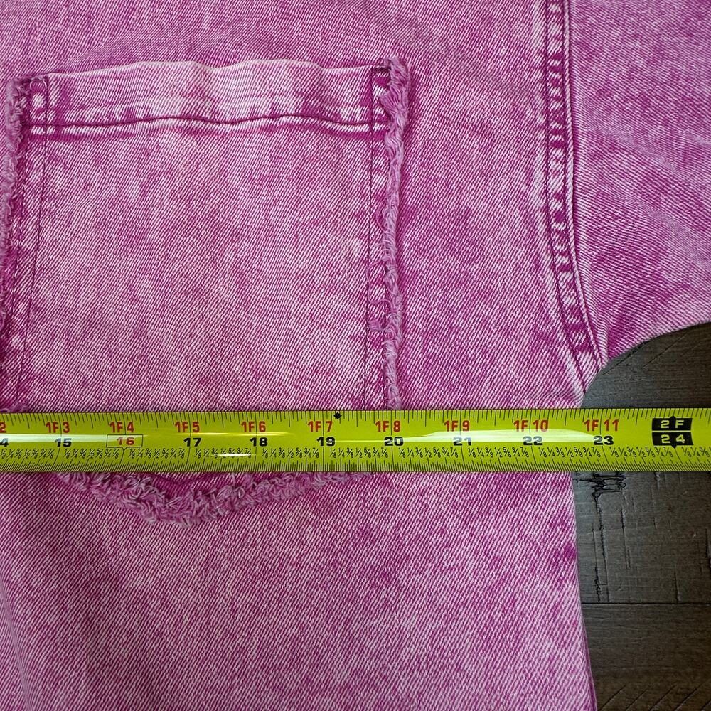 Celebrity Pink Women's Button Up Jeans Shirt Collared Long Sleeves Size M - Picture 11 of 16